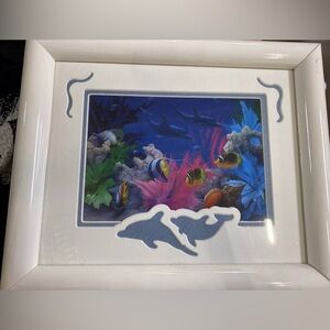 David Miller Environmental Arts Fish Artwork Tropical 12” x 10" “Vivid Splendor”